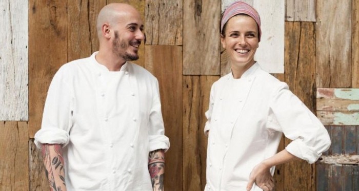 O casal, Daniel Redondo e Helena Rizzo (Maní) - Um dos 50 melhores restaurantes do mundo. 
