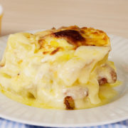 batata ao queijo, bacon e ovo